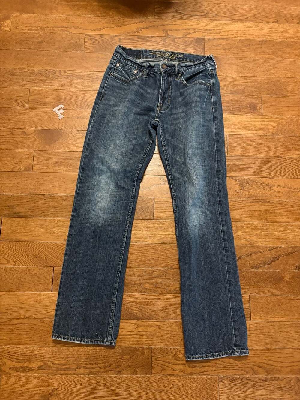 American Eagle Original Straight Jeans 29x32 Blue Denim
